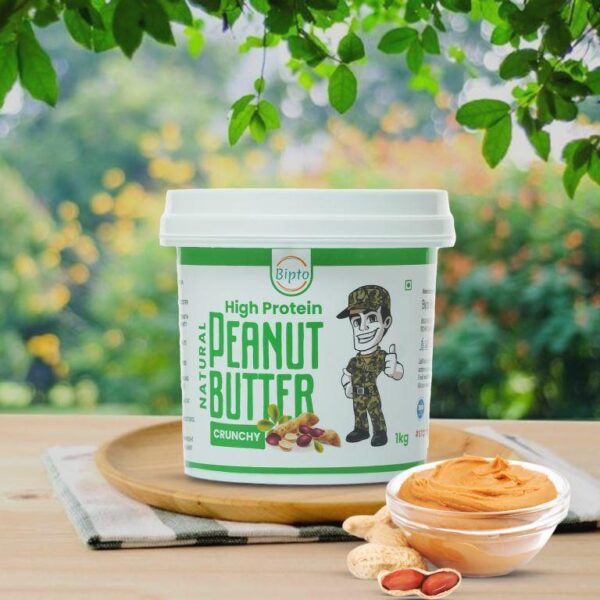 Natural Peanut Butter Crunchy – 1kg - Image 6