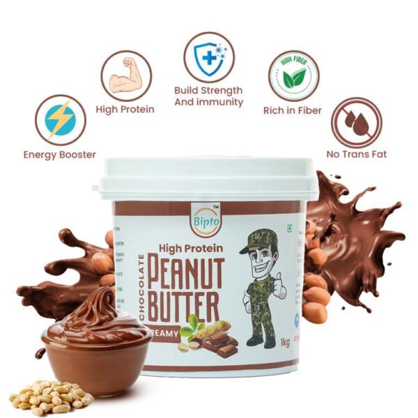Chocolate Peanut Butter Creamy - 1kg - Image 3