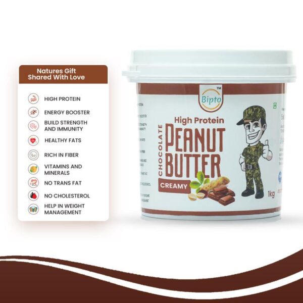Chocolate Peanut Butter Creamy - 1kg - Image 4